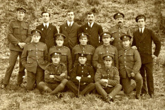 Local men on the Castle hills, c.1917