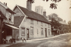 Percy Allen's butcher's shop in Bridge Street