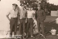 Military manoeuvres 1930