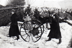 Milk Delivery In The Snow