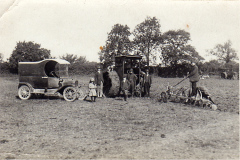 A G Potter On Farm Visit, WW1