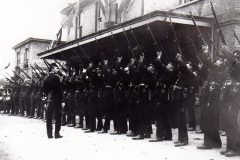 The Territorials at The Station, 1914