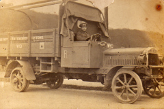 Morgan Watts in Belsize lorry