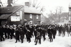 Band Marching Through Well Close Square