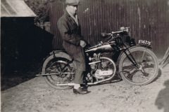 Sam Bloomfield And Motorcycle