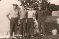 Military manoeuvres 1930