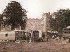 Castle Meadow with Fair vehicles